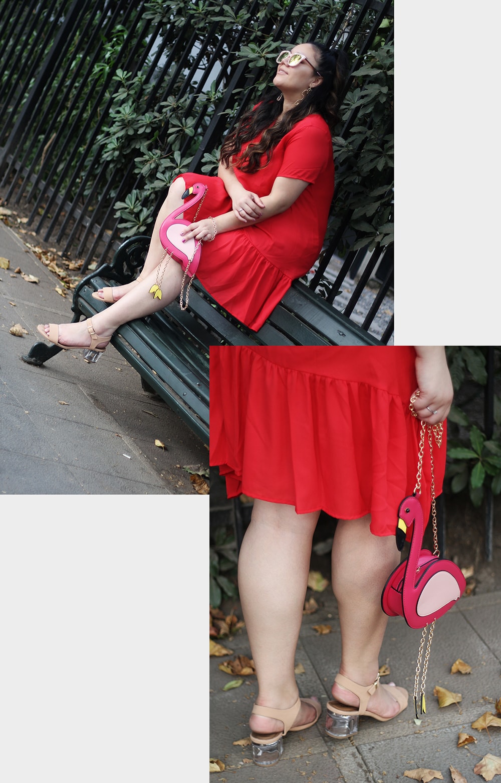 Romwe plus size clothing dress curvy girl red dress