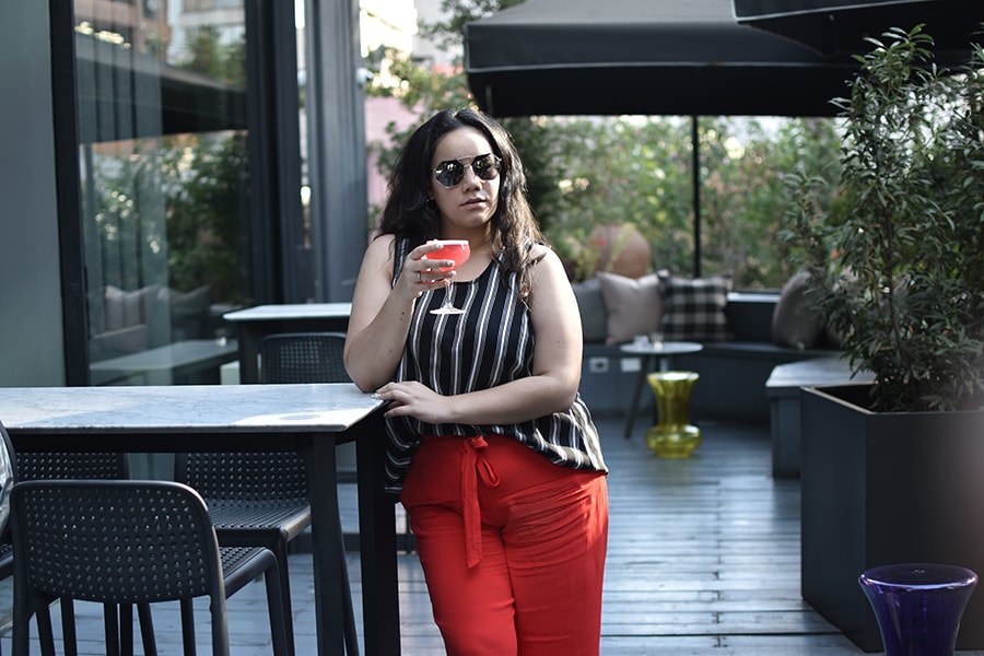 Culotte pants - after office outfit chic casual plus size golden strokes