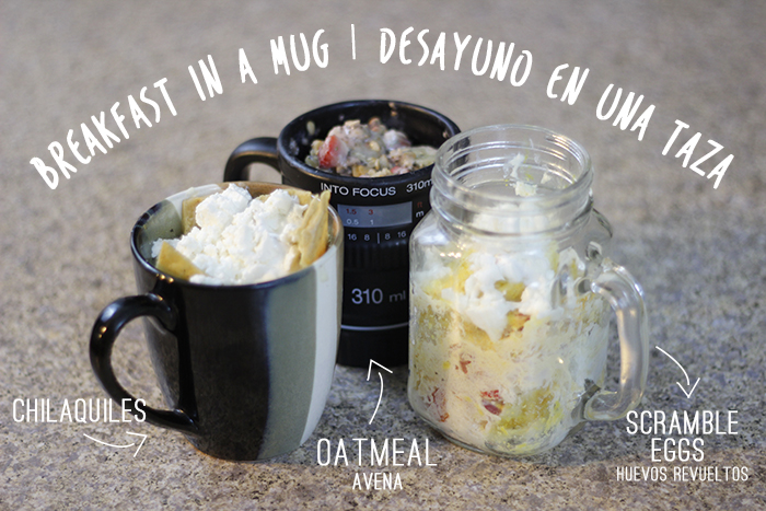 Breakfast in a mug | Desayuno en una taza – DIY