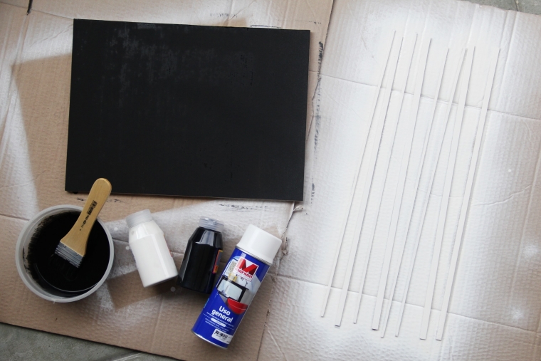 Cinema light box DIY Golden Strokes