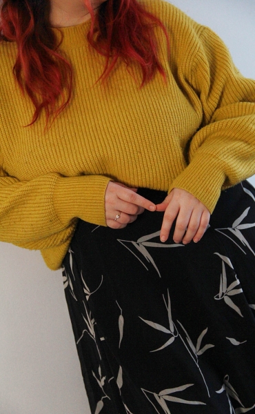 Midi and a sweater